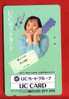 Japan Japon Telefonkarte Télécarte Phonecard Telefoonkaart -  Carte   Card UC   Frau Women  Femme Girl - Reclame