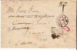 J206/   JAPAN  - Unfrankierter (unfrankesd) Brief Nach Frankreich, Postage Due (cover. Lettre) - Briefe U. Dokumente