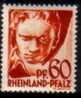 RHINELAND-PFALZ   Scott #  6N 12*  VF MINT LH - Renania-Palatinato