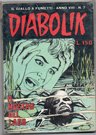 Diabolik Astorina 1969) Anno VIII°  N. 7 - Diabolik