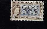 Bahamas - Yacht Racing - Surcharged With Olympic Rings - Tokyo Games 1964 - Scott # 202 - Bahamas (1973-...)