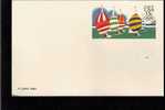 Postal Card - Olympics 1984 - Yachting - Scott # UX100 - Estate 1984: Los Angeles