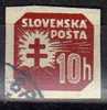 Lote 2 Sellos Eslovaquia Periodicos Num 14 º - Used Stamps