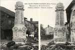 87 - HAUTE VIENNE - SAINT PRIEST TAURION - CARTE DOUBLE VUE De L'INAUGURATION Du MONUMENT Aux MORTS - RARE - Saint Priest Taurion