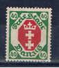 DR Danzig 1921 Mi 79 Wappenmarke - Mint