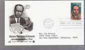 FDC James Weldon Johnson - Scott # 2371 - 1981-1990