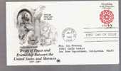 FDC U.S. - Morocco Diplomatic Relations - Scott # 2349 - 1981-1990