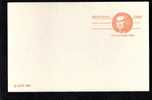 Postal Card - Robert Morris - Scott # UX92 - 1981-00