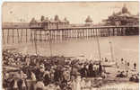 CARTE POSTALE Eastbourne The Beach Angleterre Sussex 1906 - Eastbourne