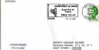 ENVELOPPE OBLITEREE - AHUN 1989 CHAMPIONNAT DU MONDE DE MOTO CROSS GRAND PRIX DE FRANCE FINALE DE 125 CC - Motorräder
