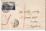 J243/ JAPAN -  Krönungspalast 10 Sn. Nach London 1917 (Brief, Cover, Lettre) - Lettres & Documents