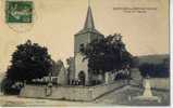 CPA 58 BAZOCHES DU MORVAN. PLACE DE L'EGLISE. 1913 - Bazoches