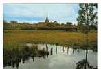 CPM De Moisdon La Rivière   L Etang De La Forge Et L Eglise Au Fond - Moisdon La Riviere