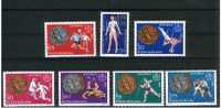 ROMANIA/RUMANIA     Y&t 2984/90    Serie Completa MEDALLA OLIMPICA         SDL-97 - Verzamelingen