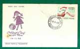 FLAGS - INDIA 1962 FD COVER Children´s Day - Sobres