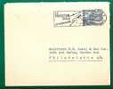 SWITZERLAND  - 1956 AIR MAIL COVER From GENEVE To USA - Machine Postmark - LA PROTECTION CIVILE Est INDISPENSABLE- - Frankeermachinen