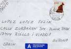 3242  Carta, Aérea De  Noruega A España, Cover, Letter - Brieven En Documenten