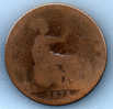 Grande-Bretagne 1 Penny Victoria 1875 B-- - D. 1 Penny