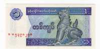 1  Pyas  Billet Neuf   -myanmar- - Myanmar