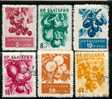 ● BULGARIA  -  Rep. Pop. - 1956 / 57  - FRUTTI  - N.  851 . . . .  Usati  -  280 - Usados