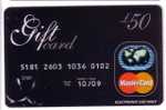 MASTER CARD - Bank Card ( England Gift Card ) * Banque Credit Banques Banco Tarjeta Credito Kreditkarte * Giftcard - Reclame