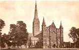 SALISBURY CATHEDRAL : W. FRONT. - Salisbury