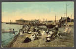 United Kingdom PPC Beach & Clarence Pier, Southsea 1918 Used In Denmark (2 Scans) - Other & Unclassified