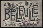 Souvenir De BELLEVILLE SUR SAONE - Belleville Sur Saone