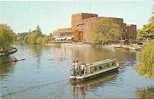 RIVER AVON AND ROYAL SHAKESPEARE THEATRE  . STRATFORD-UPON-AVON. - Stratford Upon Avon