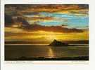 Royaume Uni: Sunset Over St. Michaels Mount, Cornwall, Coucher De Soleil, Photo E. Nagele, John Hinde Studios (09-53) - Other & Unclassified