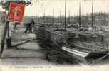 BATEAUX - PENICHE - 93 - SAINT DENIS - VUE Du PORT - Binnenschepen