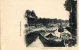 BATEAUX - PENICHE - 77 - CHELLES GOURNAY - CANAL De La MARNE - CLICHE 1900 DOS SIMPLE NON DIVISE - Houseboats