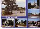 LOCMINE  -6 Vues :  Fontaine St Colomba, Place Anne De Bretagne, Chapelle Ker Maria, CEG  Jean Moulin,  Place République - Locmine