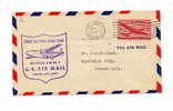 USA  - Air Mail Letter  -  "1946  First Flying Mail Car On Route A.M. No.1 Colour Lila" (us 1006) - 2c. 1941-1960 Cartas & Documentos