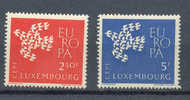 Luxembourg Yvert Nr :  601 - 602 **  (zie Scan)  MNH - Nuevos