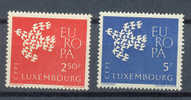 Luxembourg Yvert Nr :  601 - 602 **  (zie Scan)  MNH - Ongebruikt