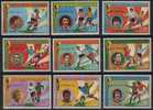 EQUATORIAL GUINEA  World Cup-74 (Gruyff,Riva,Best,Muller, Ayala,Asensi) Set 9 Stamps  MNH - Andere & Zonder Classificatie