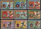 EQUATORIAL GUINEA  World Cup-74 (Gruyff,Riva,Best,Muller, Ayala,Asensi) Set 9 Stamps  MNH - Other & Unclassified