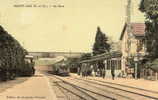 SAINT LEU (95) Gare Train En Gare Beau Plan - Saint Leu La Foret