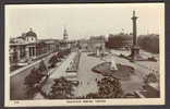 United Kingdom PPC London S 48 Trafalgar Square Real Photo 1925 To Denmark (2 Scans) KG V - Trafalgar Square