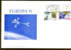 ESPAÑA 1991 Carte Maximum EUROPA CEPT 1991 - Tarjetas Máxima