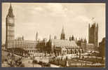 United Kingdom PPC London House Of Parliament 1915 To Denmark (2 Scans) KG V - Houses Of Parliament