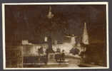 United Kingdom PPC Real Photo Flood-lit London, Trafalgar Square 505 To Sweden 1937 (2 Scans) King Edward VIII - Trafalgar Square