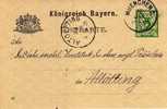 2452. Bayern Entero Postal  Muenchen 1898  5 Pf - Postwaardestukken