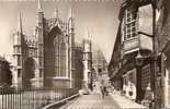 COLLEGE STREET AND EAST FRONT . YORK MINSTER. - York