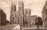 YORK MINSTER. WEST FRONT. - York