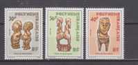 Polynésie YT 227/9 ** : Tikis En Polynésie - 1985 - Unused Stamps