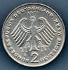 Allemagne 2 Marks Adenauer 1971 F Sup - 2 Mark
