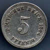 Allemagne 5 Pfennig 1894 A Tb+ - 5 Pfennig