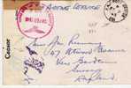 Isl064/  ISLAND - Brit. Feldpost 1945 RAF-Censor-Marks Mit Island Falken (Blau/rot) - Brieven En Documenten